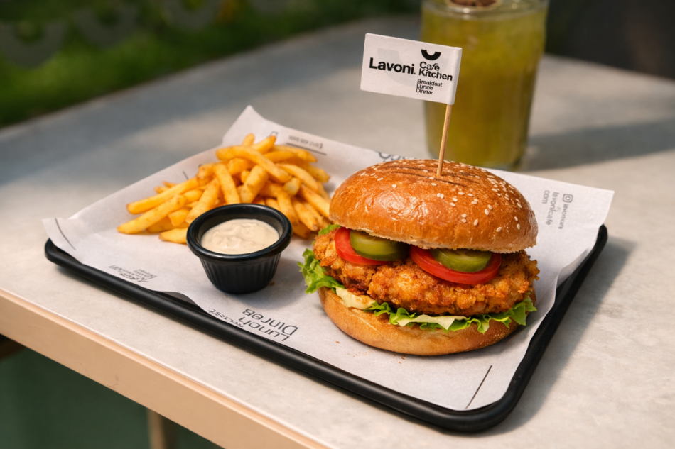 CRISPY CHICKEN BURGER