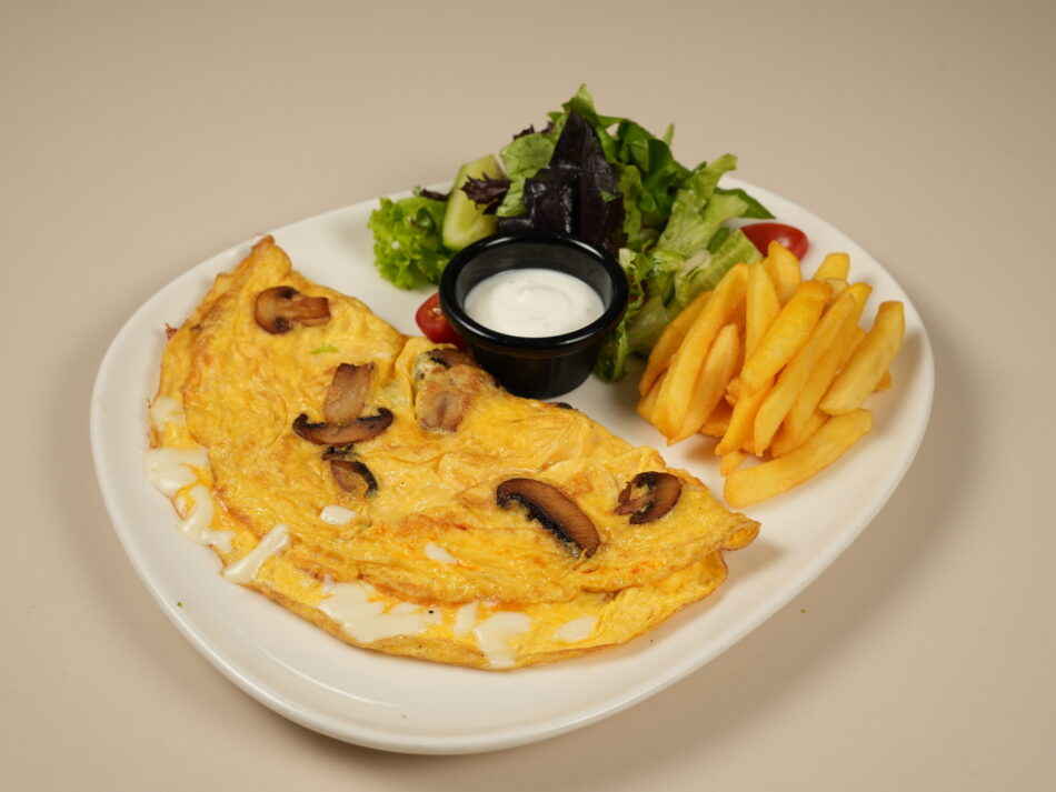 MANTARLI KAŞARLI OMLET